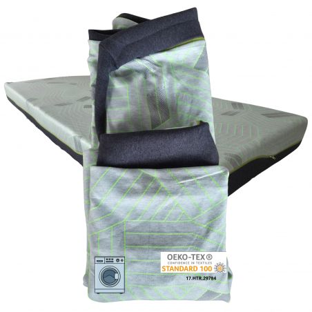 Pokrowiec na materac VENUS 90x200 (15–18 cm) z zamkiem, oddychający, antypoślizgowy, pranie 30°C | Natalia Spzoo