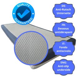 Pokrowiec na materac MIDNIGHT 90x200 (15–18 cm) z zamkiem, elastyczny, antypoślizgowy, pranie 30°C | Natalia Spzoo