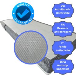 Materac CLASSIC 90x200 (20 cm) z zamkiem dookoła, antypoślizgowy, z uchwytami, pranie 40°C | Natalia Spzoo
