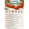 Maxi Outdoor 200x90x40 cm – duża leżanka ogrodowa, pufa wypoczynkowa 09