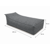 Maxi Outdoor 200x90x40 cm – duża leżanka ogrodowa, pufa wypoczynkowa 23