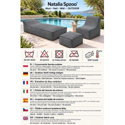 Maxi Outdoor 200x90x40 cm – duża leżanka ogrodowa, pufa wypoczynkowa 23