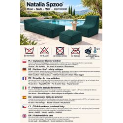 Maxi Outdoor 200x90x40 cm – duża leżanka ogrodowa, pufa wypoczynkowa 26