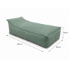 Maxi Indoor 200x90x40 cm – duża leżanka do salonu, pufa wypoczynkowa B09