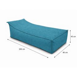 Maxi Indoor 200x90x40 cm – duża leżanka do salonu, pufa wypoczynkowa B18
