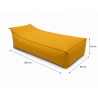 Maxi Indoor 200x90x40 cm – duża leżanka do salonu, pufa wypoczynkowa B33