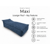 Maxi Indoor 200x90x40 cm – duża leżanka do salonu, pufa wypoczynkowa B39