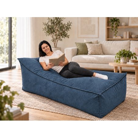 Maxi Indoor 200x90x40 cm – duża leżanka do salonu, pufa wypoczynkowa B39