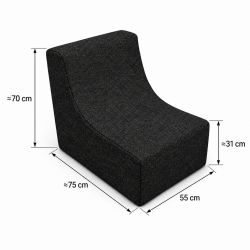 Nati Outdoor 55x75x70 cm – fotel ogrodowy, fotel wypoczynkowy na taras 01