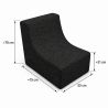 Nati Outdoor 55x75x70 cm – fotel ogrodowy, fotel wypoczynkowy na taras 01