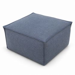 Midi Outdoor 55x55x35 cm – pufa ogrodowa, podnóżek i dodatkowe siedzisko 06