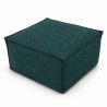 Midi Outdoor 55x55x35 cm – pufa ogrodowa, podnóżek i dodatkowe siedzisko 26