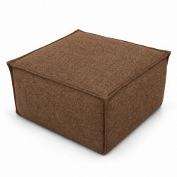 Midi Outdoor 55x55x35 cm – pufa ogrodowa, podnóżek i dodatkowe siedzisko 37