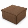 Midi Outdoor 55x55x35 cm – pufa ogrodowa, podnóżek i dodatkowe siedzisko 37