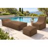 Midi Outdoor 55x55x35 cm – pufa ogrodowa, podnóżek i dodatkowe siedzisko 37