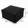 Midi Indoor 55x55x35 cm – pufa do salonu, podnóżek i dodatkowe siedzisko B15