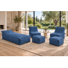Midi Indoor 55x55x35 cm – pufa do salonu, podnóżek i dodatkowe siedzisko B39