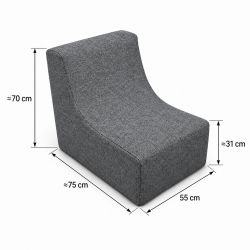 Nati Outdoor 55x75x70 cm – fotel ogrodowy, fotel wypoczynkowy na taras 23