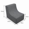 Nati Outdoor 55x75x70 cm – fotel ogrodowy, fotel wypoczynkowy na taras 23