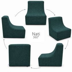 Nati Outdoor 55x75x70 cm – fotel ogrodowy, fotel wypoczynkowy na taras 26
