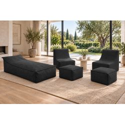 Nati Indoor 55x75x70 cm – fotel wypoczynkowy do salonu, miękki fotel relaksacyjny B15