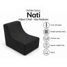 Nati Indoor 55x75x70 cm – fotel wypoczynkowy do salonu, miękki fotel relaksacyjny B15