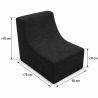 Nati Indoor 55x75x70 cm – fotel wypoczynkowy do salonu, miękki fotel relaksacyjny B15