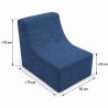 Nati Indoor 55x75x70 cm – fotel wypoczynkowy do salonu, miękki fotel relaksacyjny B39
