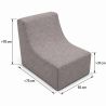 Nati Indoor 55x75x70 cm – fotel wypoczynkowy do salonu, miękki fotel relaksacyjny B50
