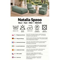 Midi Indoor 55x55x35 cm – pufa do salonu, podnóżek i dodatkowe siedzisko B09