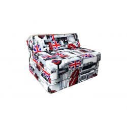 Fotel materac składany 200x70x10 cm - LONDON