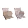 Dwustronny materac poduszka na fotel krzesło ogrodowe z niskim oparciem 2863602
