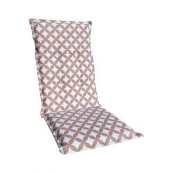 Dwustronny materac poduszka na krzesło fotel ogrodowy z wysokim oparciem 2863601