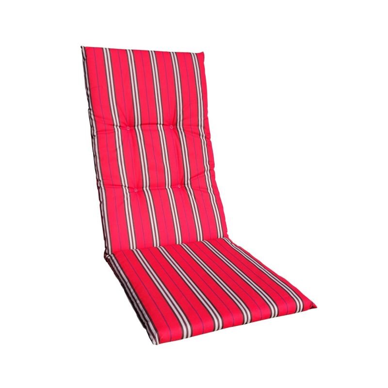 Dwustronny materac poduszka na krzesło fotel ogrodowy z wysokim oparciem 1516101