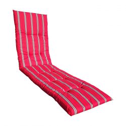 Materac 168 x 45 cm poduszka na leżak fotel ogrodowy 1516104