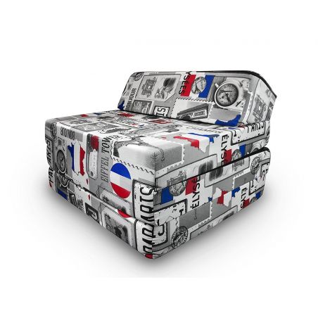 Pokrowiec na Fotel materac składany 200x70x10 cm - PARIS