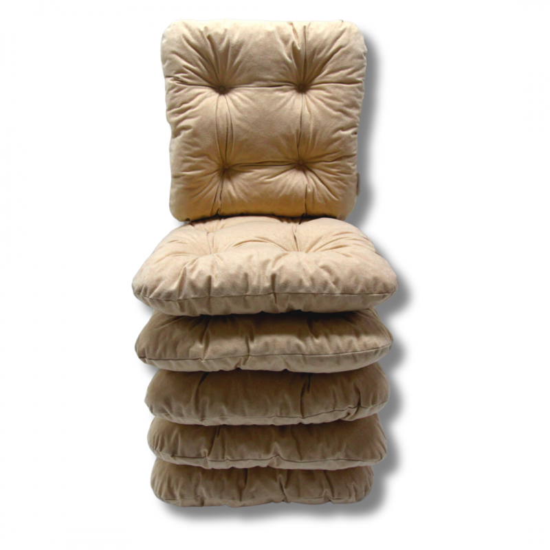6-Pak poduszki pikowane na krzesła 1009