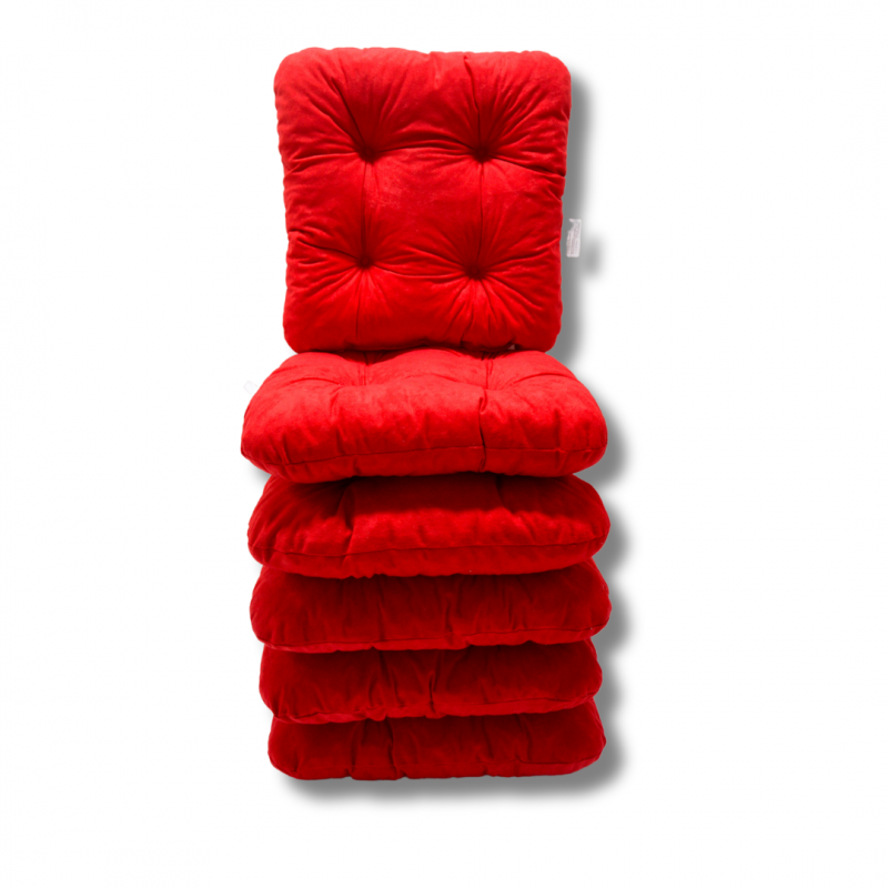 6-Pak poduszki pikowane na krzesła 3100