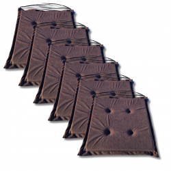 Poduszki na krzesła 40x40x3 cm 1021 - komplet 4 szt