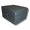 Materac składany Lux 195x75x15 cm H3/H4 Visco do spania, kampera i dla gości - Antracyt