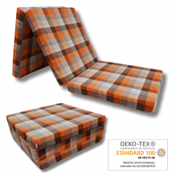 Pokrowiec na materac składany 195x65x10 cm - 004