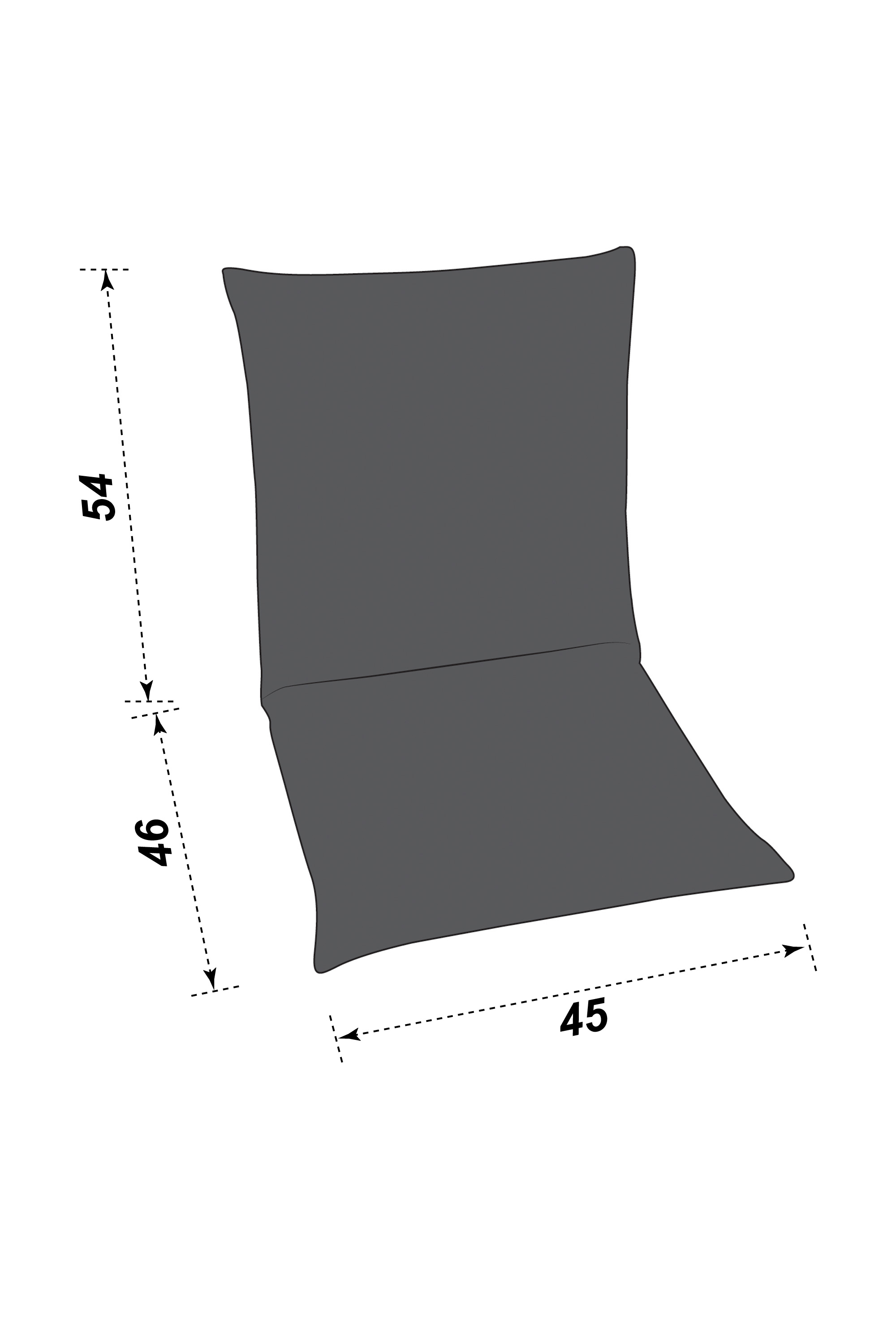 Set Cuscini Esterni Per Sedia A Seduta Profonda – Cuscino Sedia 56x55 Cm + Schienale 40x55 Cm, Impermeabile E Antivento, Con Cinghie